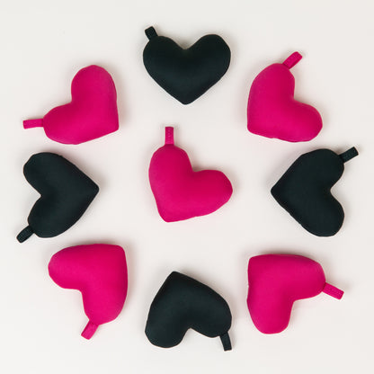 PLUSH PULL Bag Charm - Heart-Laitdesign