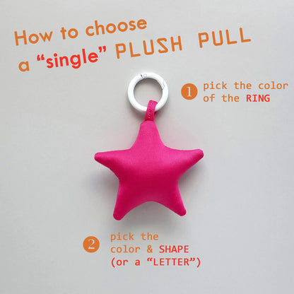 PLUSH PULL Bag Charm - Ring-Laitdesign